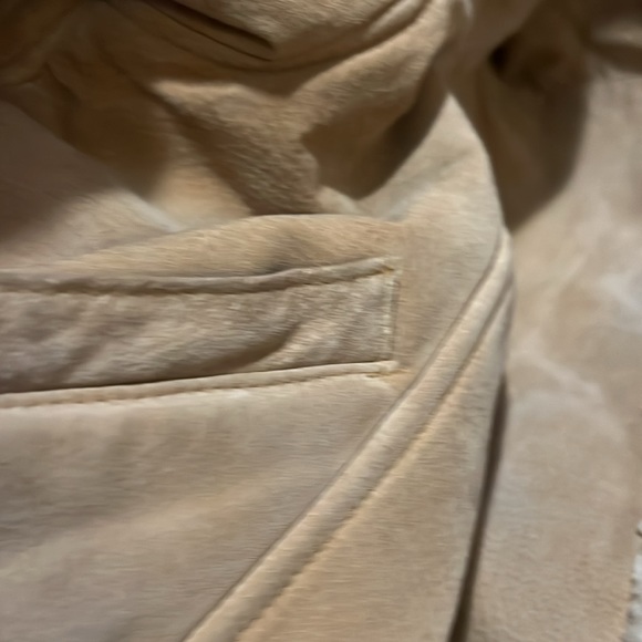 Express Coat leather upper With Fur size small could fit Medium - Picture 14 of 15